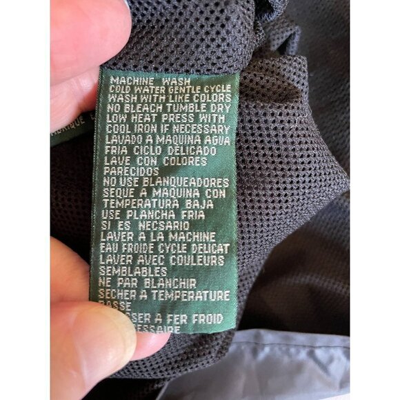 Lauren Ralph Lauren Women's Windbreaker Jacket Plus Size 2X Black Mesh Lining - Picture 10 of 13